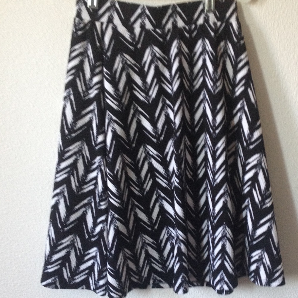 Black and white skirt